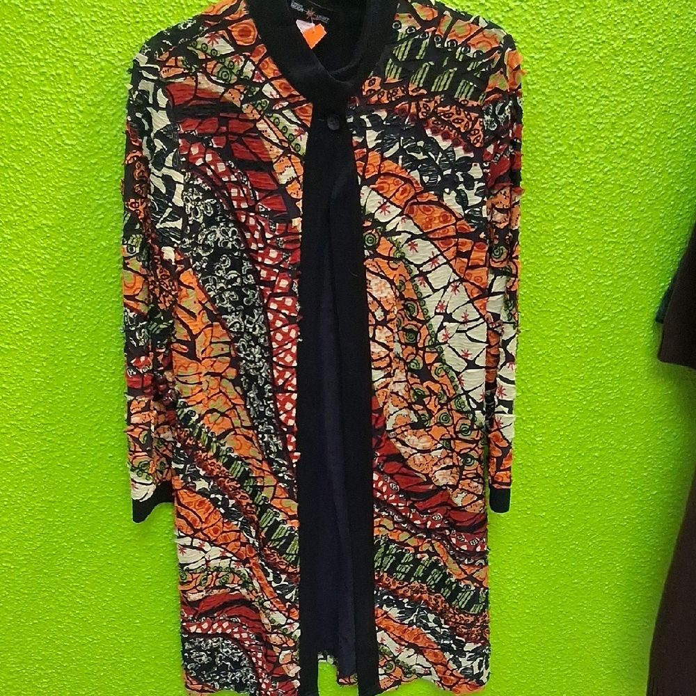 Connie Multicolor Patterned Jacket - image 1